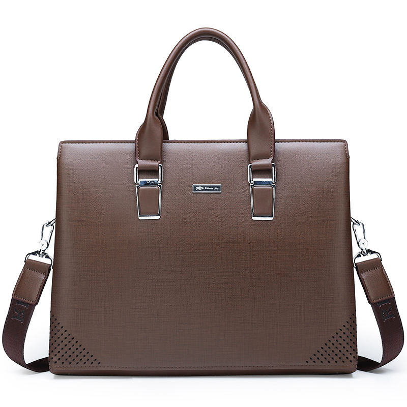 Power Punch Casual Lightweight Men's Handbag Large-Capacity Business Briefcase