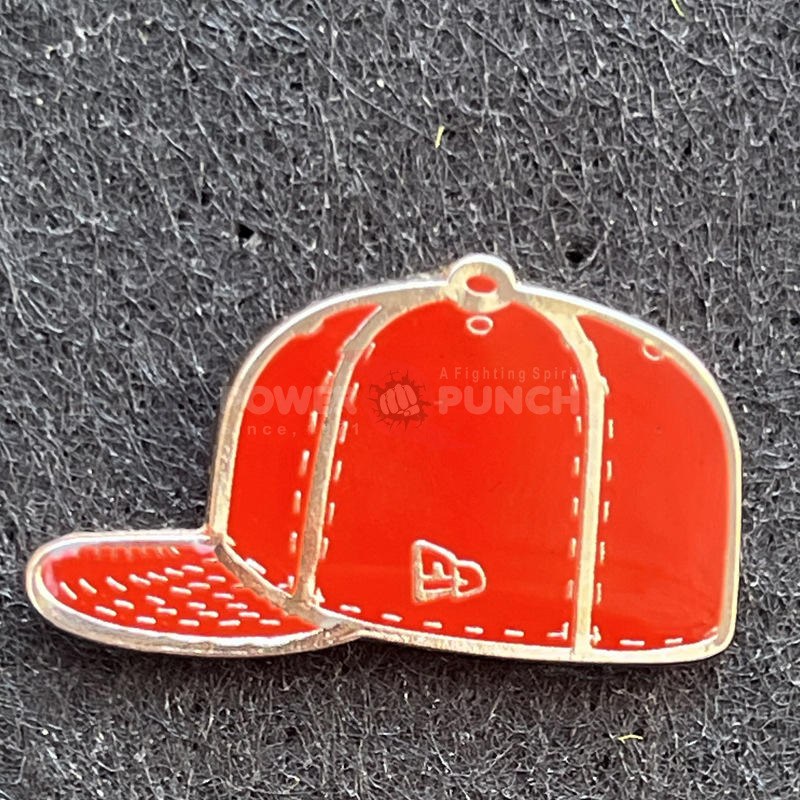 Power Punch Dollar Country Baseball World Series New York Angels Chicago Dodgers Iron Brooch Pi - Angle 5
