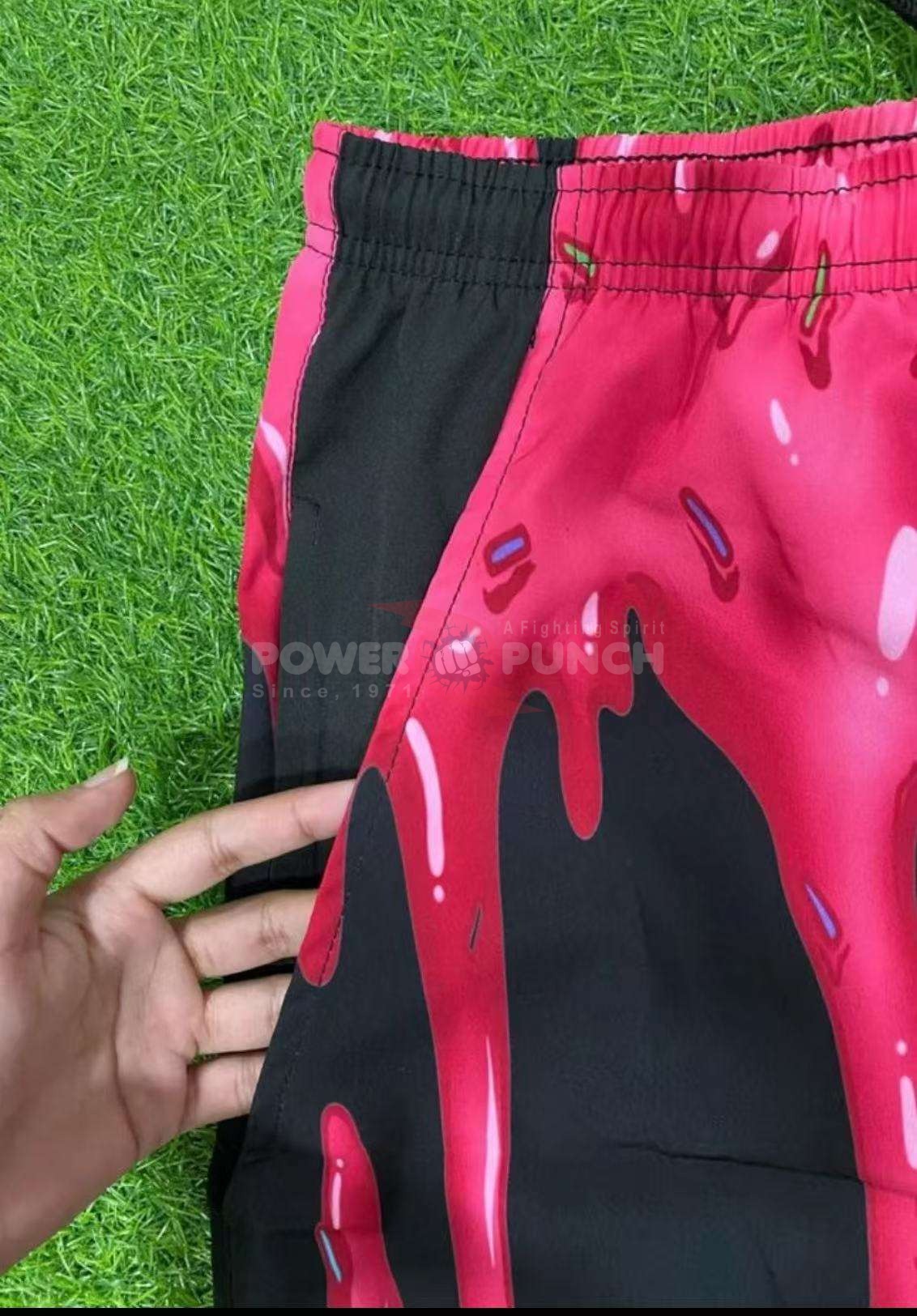 Power Punch Performance Lightweight Microfiber Sparring Boxing Shorts Angle 2