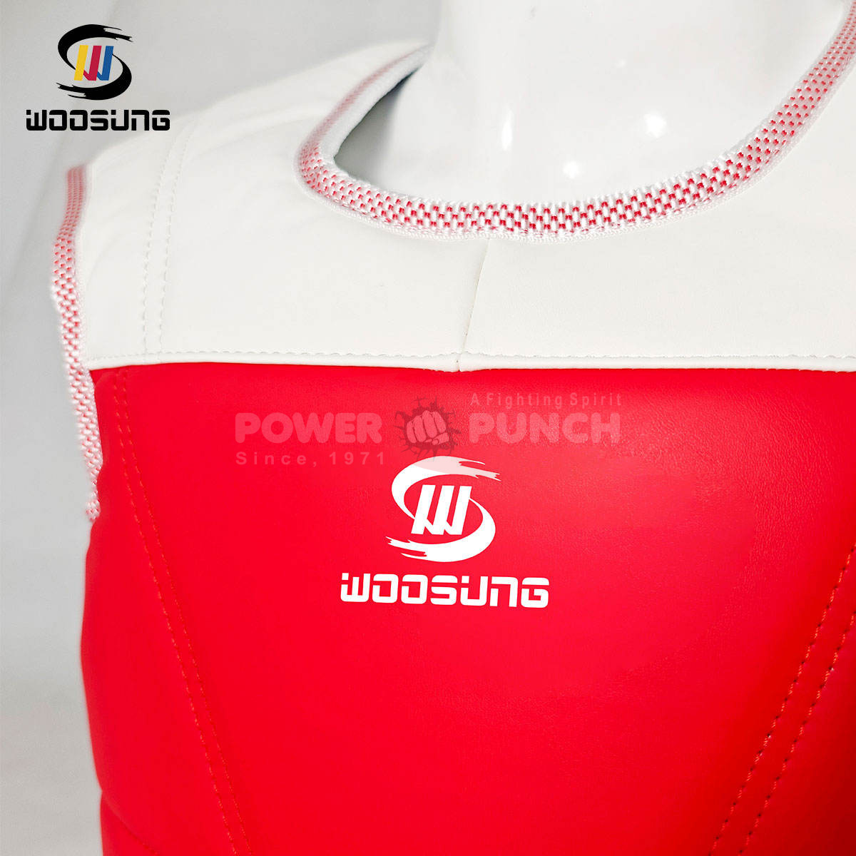 Power Punch Sample Free Shipping New Design Wholesale Taekwondo Chest Protectors Angle 3