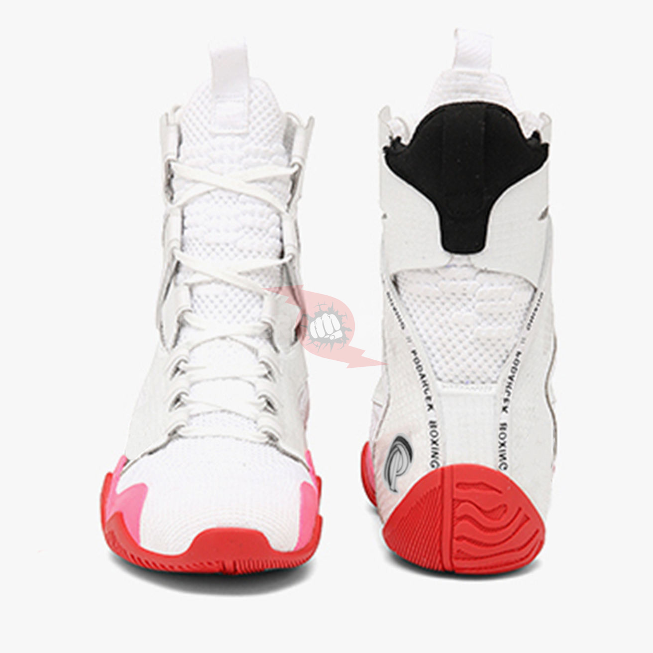Power Punch Contender Series Anti-Skid Rubber Grip Boxing Boots Angle 4