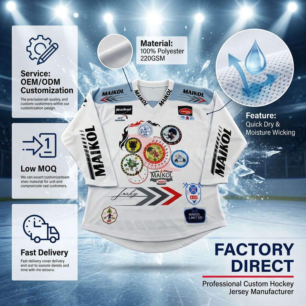 Power Punch Premium Quality Custom Sublimated Hockey Jersey Design Your Own Any Color Logo Low - Angle 5
