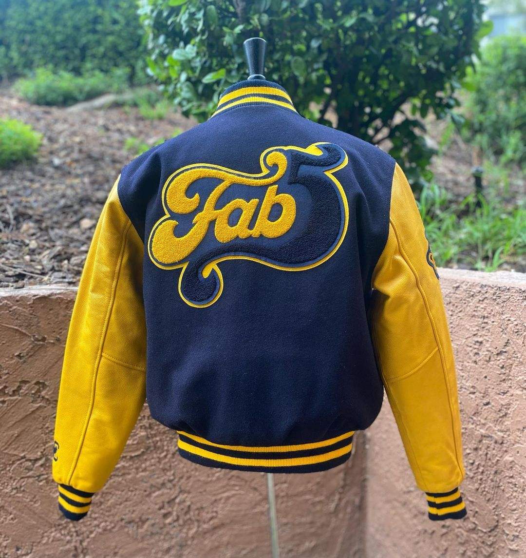 Power Punch Custom Plain Wool Baseball Varsity Jacket with Leather Sleeves & Logo Patches Angle 2