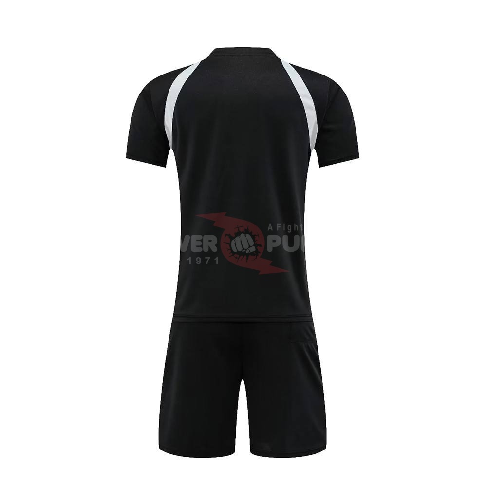 Power Punch Professional Soccer Referee Jersey Custom Football Shirt Training Uniform Kit Socce - Angle 2