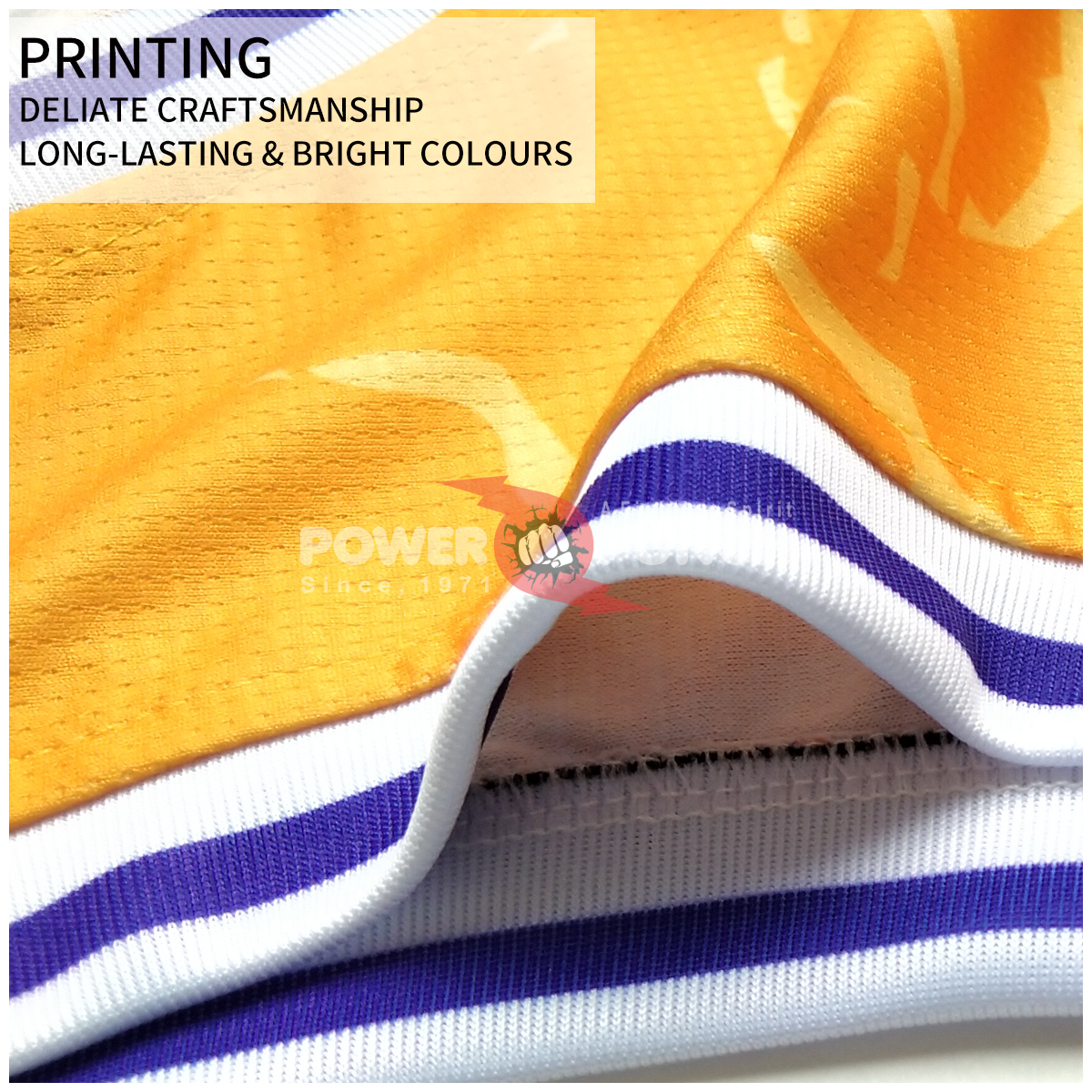 Power Punch New Pattern Short Sleeve Sublimation Style Design Team Volleyball Jersey Uniforms C - Angle 5