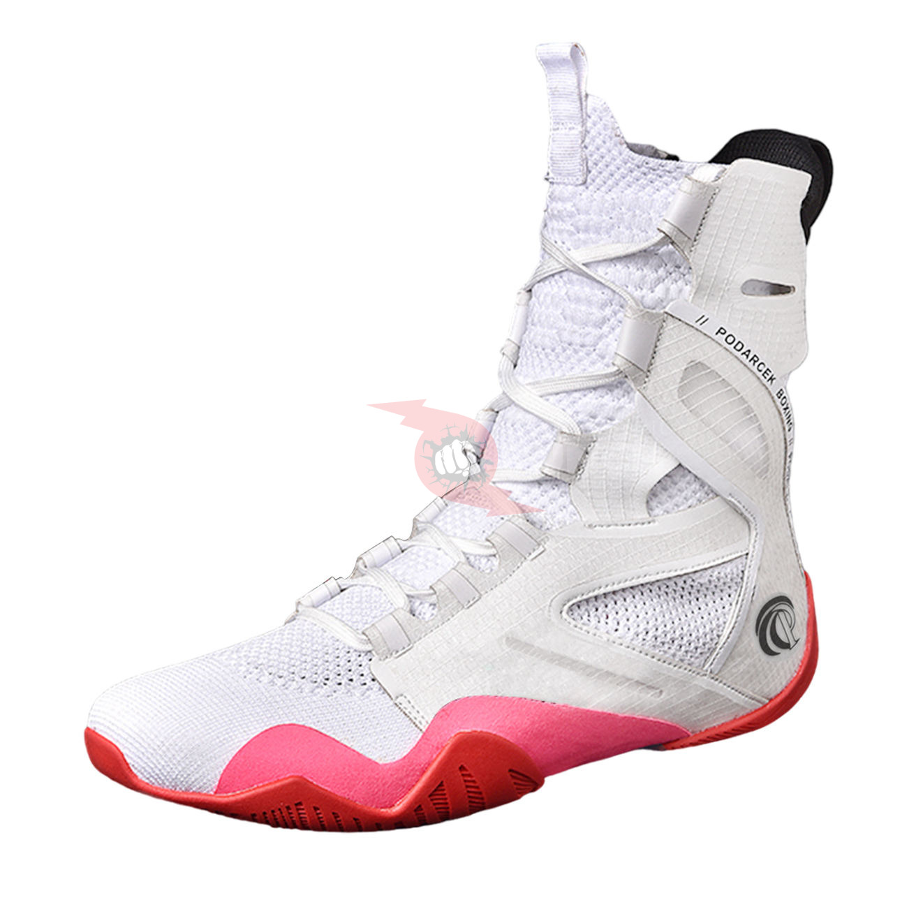 Power Punch Contender Series Anti-Skid Rubber Grip Boxing Boots Angle 3