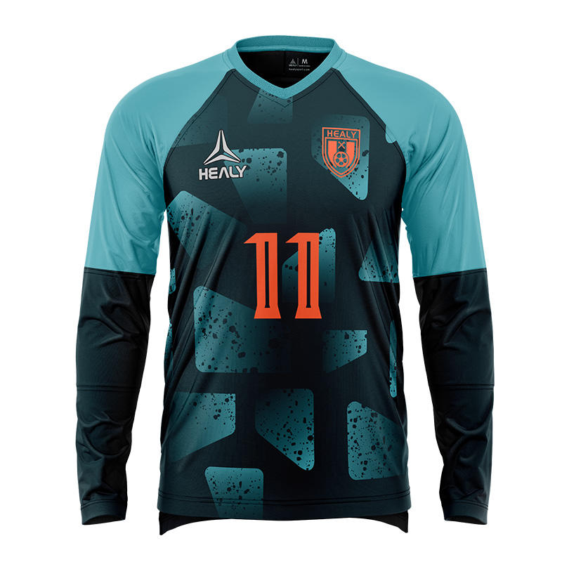 Power Punch HEALY Customized Goalkeeper Uniforms Are Suitable for Quick-drying Polyester Retro