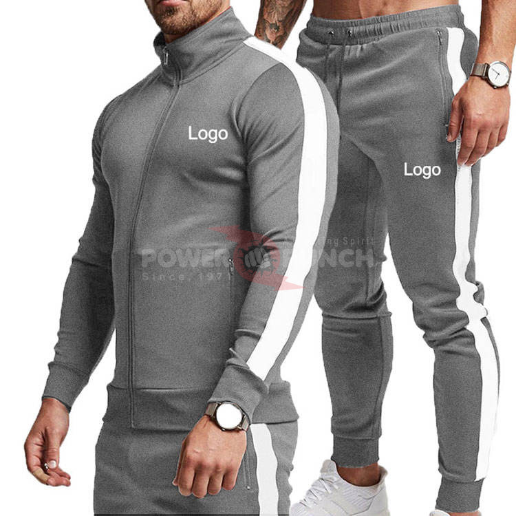 Power Punch New Design Men x27 s Running Tracksuit Uniforms From Sports Suits Manufacturer | Cu - Angle 3