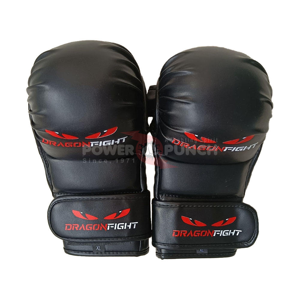 Power Punch Customized Boxing Fighting MMA Gloves PU Leather MMA Sparring Gloves