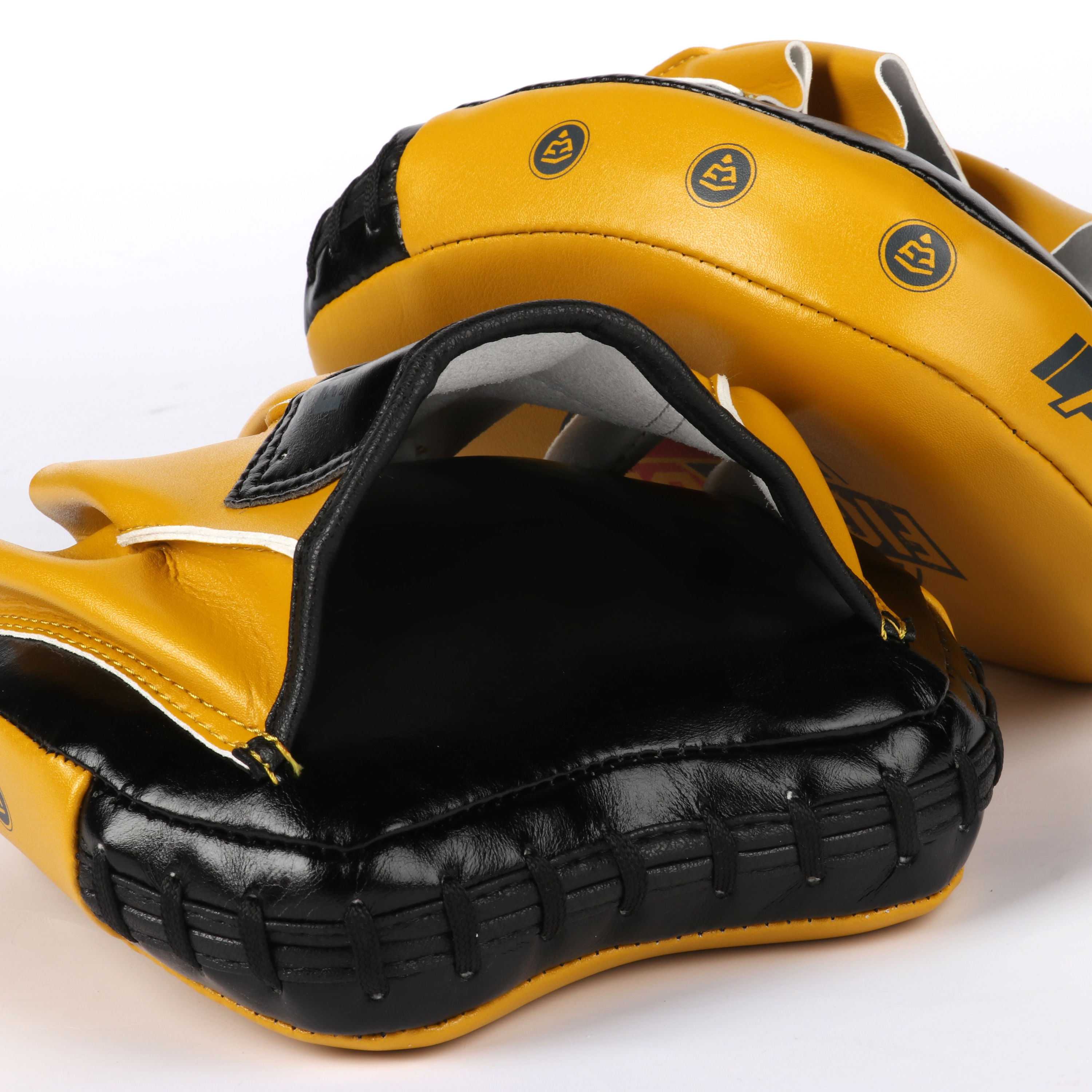 Power Punch Boxing Pads Curved Focus Mitts Adjustable MMA Muay Thai Kickboxing