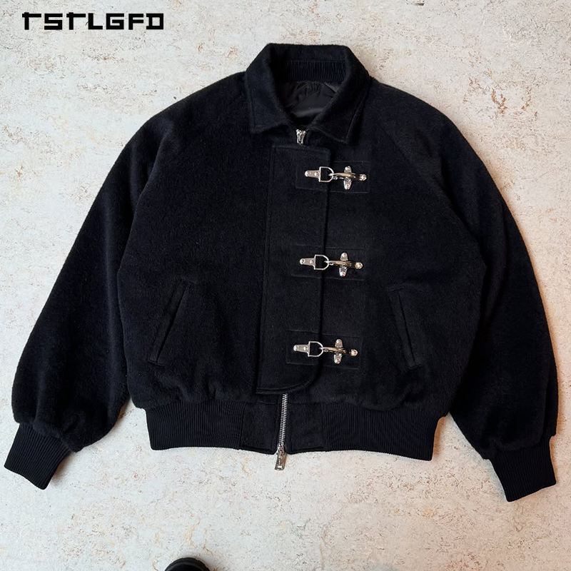 Power Punch Manufacturer Custom Logo Wool Zipper Bomber Jacket Firefighting Lobster