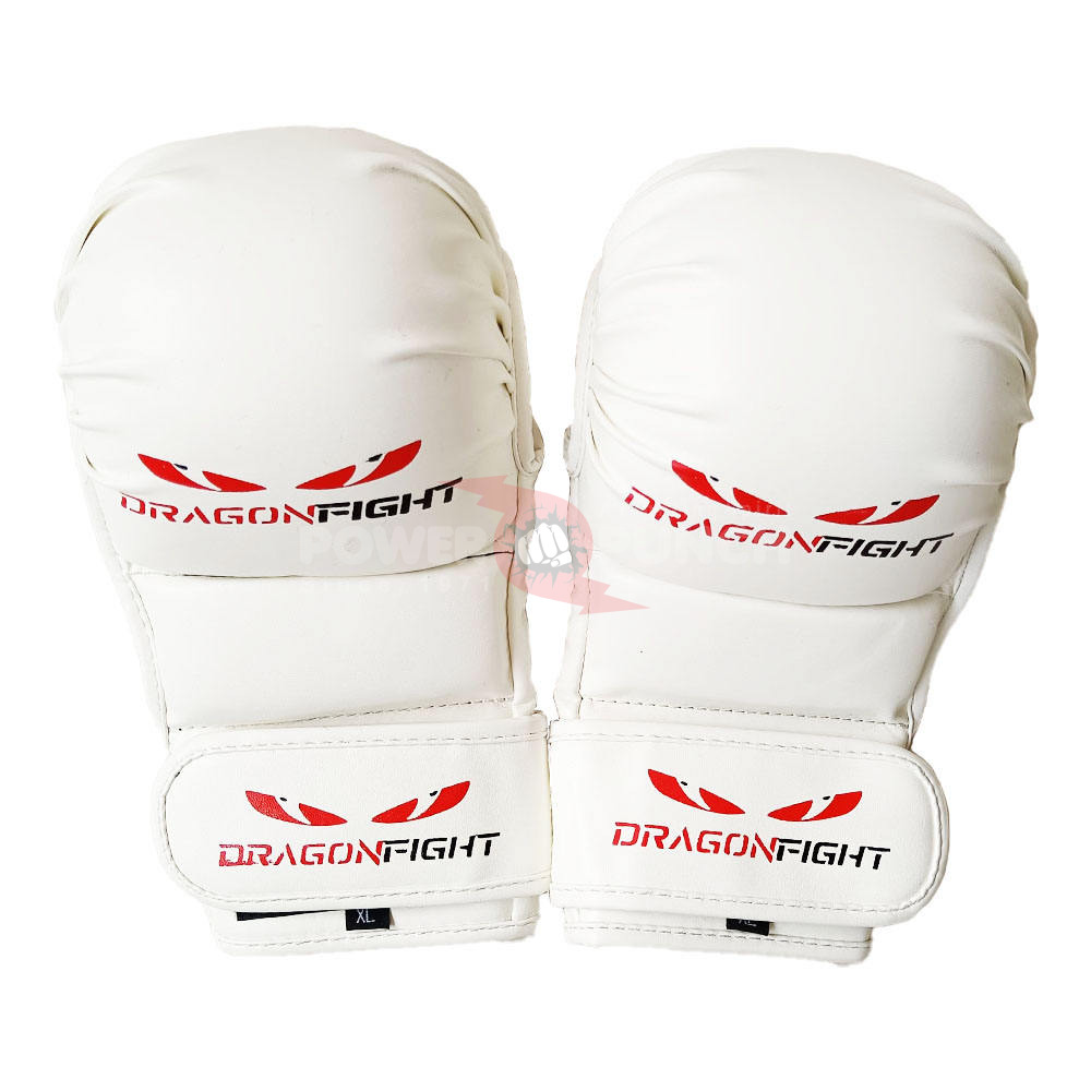 Power Punch Customized Boxing Fighting MMA Gloves PU Leather MMA Sparring Gloves Angle 2