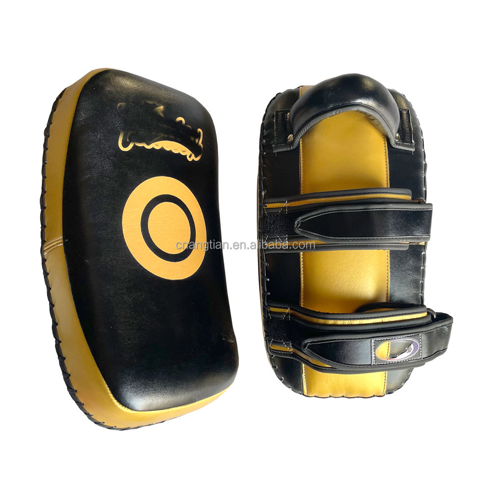Power Punch Angtian Factory Custom Boxing Muay Thai Pads for Curved Kickboxing Strike Angle 4
