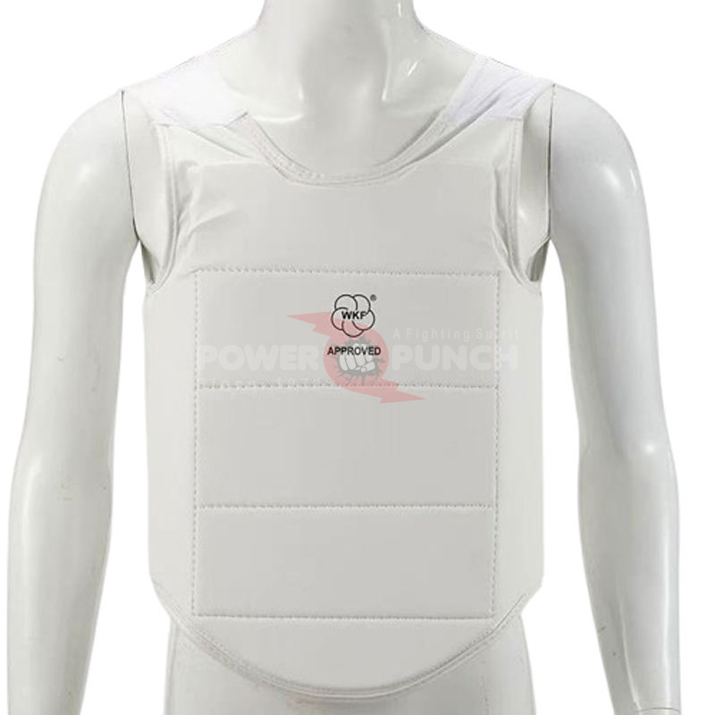 Power Punch Hot Sale Wkf Karate Equipments Karate Chest Body Protector Karate Chest Angle 3