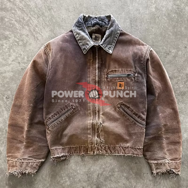 Power Punch DIZNEW Man Jackets Custom Fashionable Designer Clothes Men Vintage Jeans