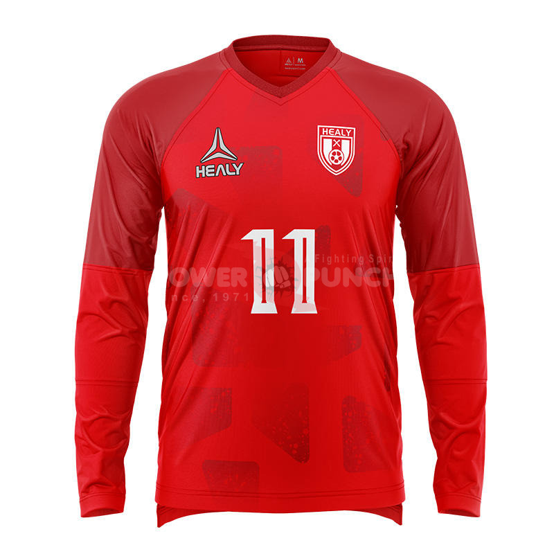 Power Punch HEALY Customized Goalkeeper Uniforms Are Suitable for Quick-drying Polyester Retro - Angle 3