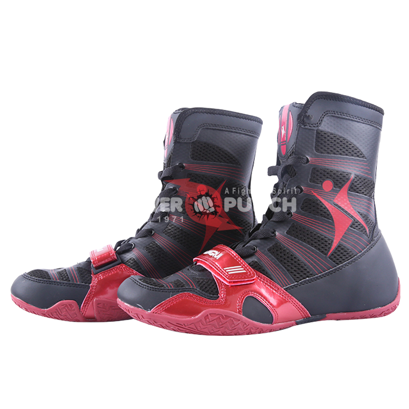 Power Punch Ergonomic Non-Slip Rubber Sole Sparring Ring Footwear Angle 3