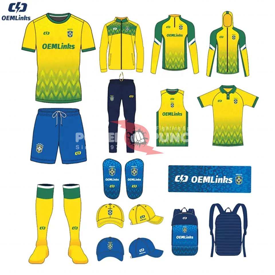Power Punch Custom OEM Breathable Sublimated Soccer Jerseys Team Soccer Jerseys Soccer Clothing - Angle 2