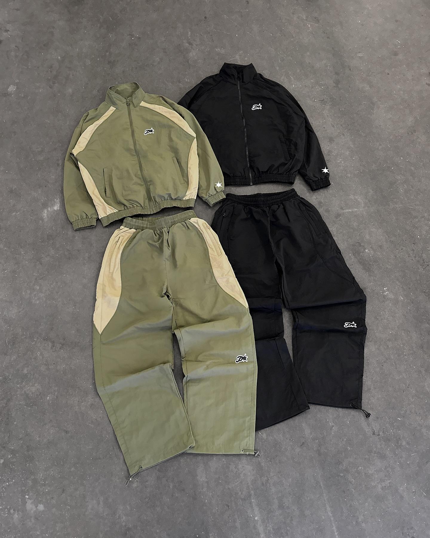 Power Punch Yingling Waterproof Full Zipper Jacket and Trouser Color Blocked Men