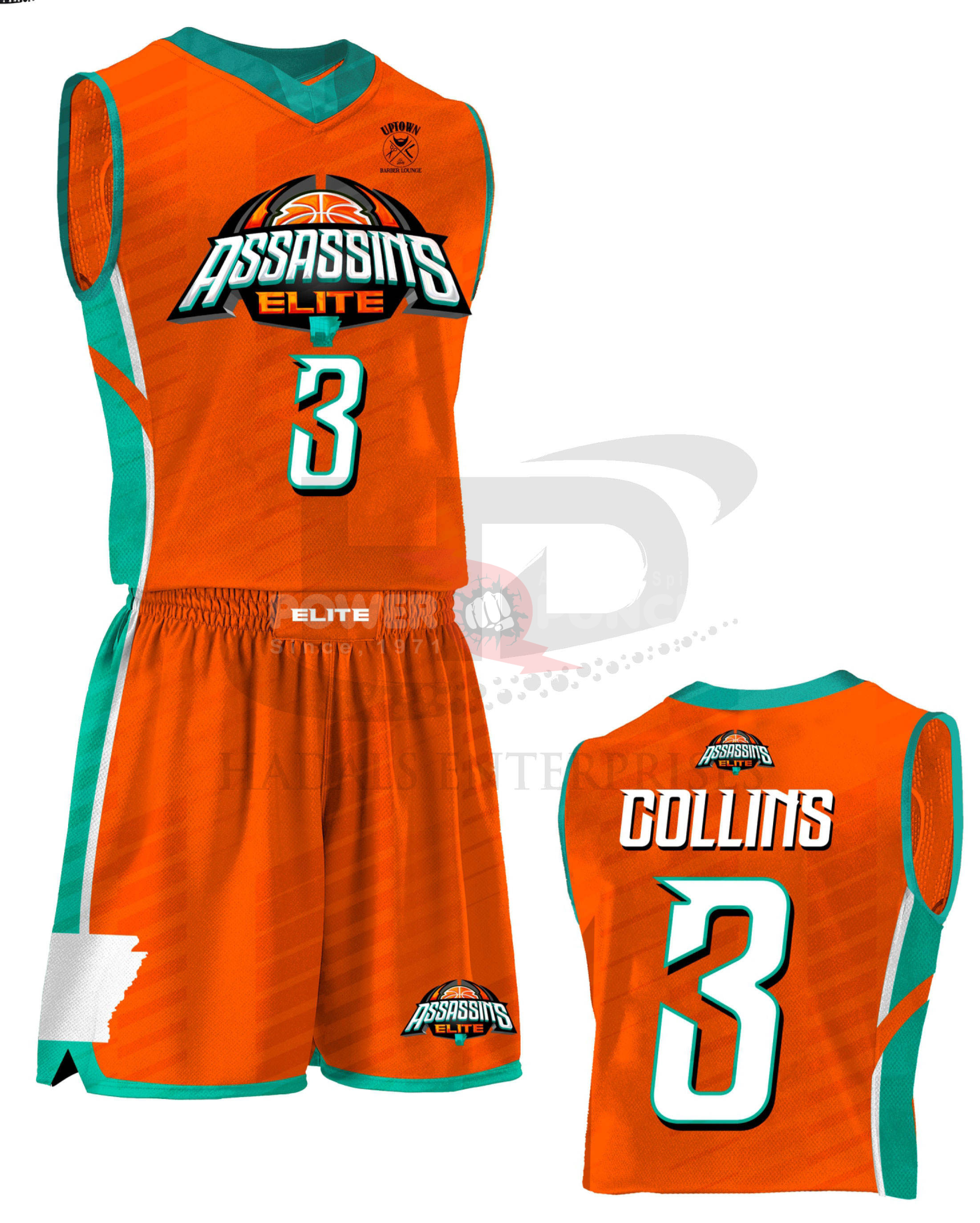 Power Punch Low MOQ Custom Basketball Uniforms Set Sports Wear Basketball Uniform Breathable Ba - Angle 5