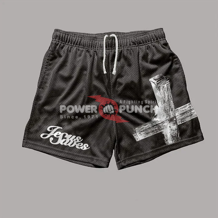 Power Punch Heritage Metallic Gold Trim Collegiate Boxing Fight Trunks Angle 2