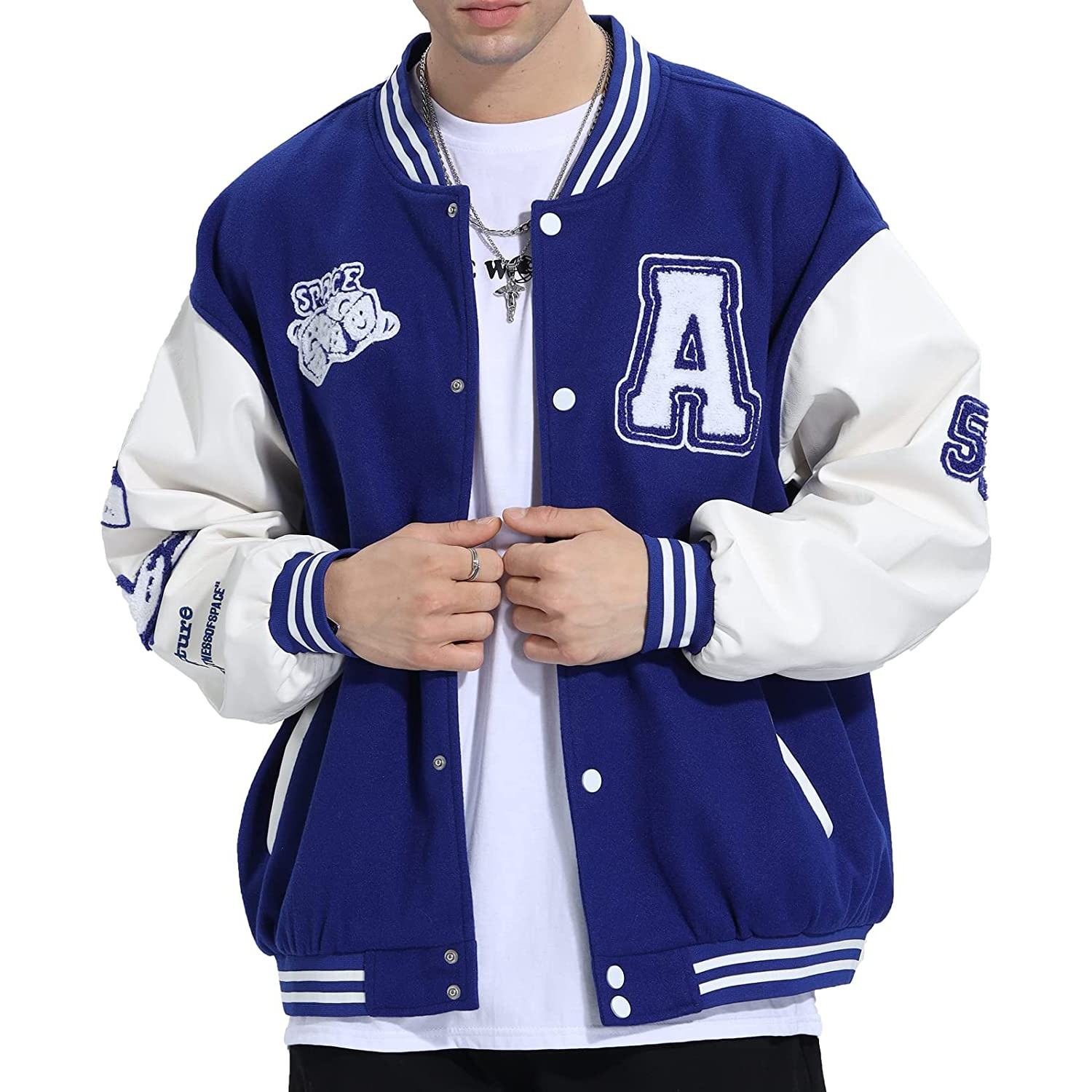 Power Punch Unisex College Letterman Bomber Jackets for Winter New Custom Baseball
