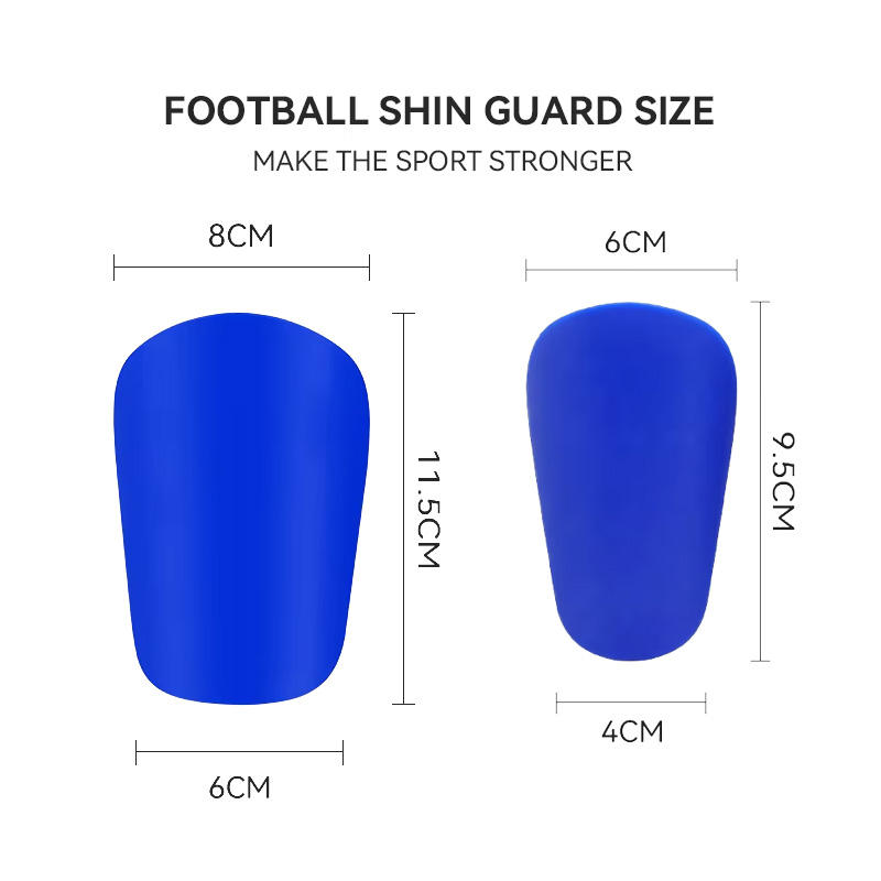 Power Punch In Stock LINGTU Blank White Small Shin Guards Soccer Mini Shin Pads Angle 5