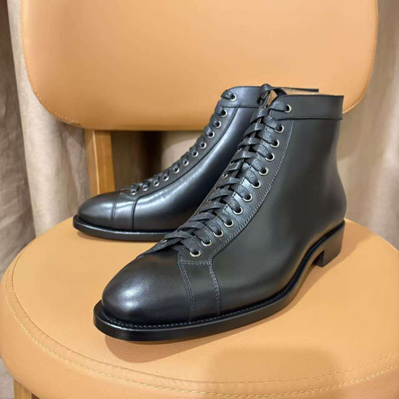 Power Punch Pro Fighter Reinforced Heel & Toe Combat Boxing Boots Angle 3
