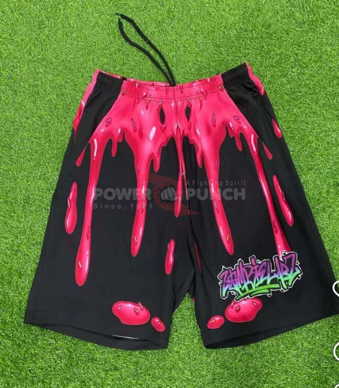 Power Punch Performance Lightweight Microfiber Sparring Boxing Shorts Angle 4