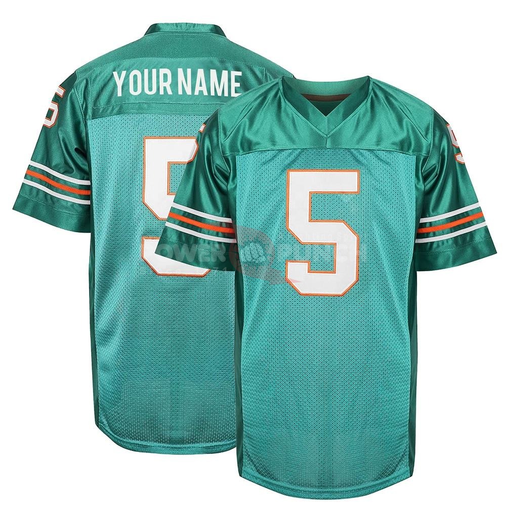 Power Punch Wholesale Custom Stitched Retro American Football Jersey 2023-2024 Blank Youth Team
