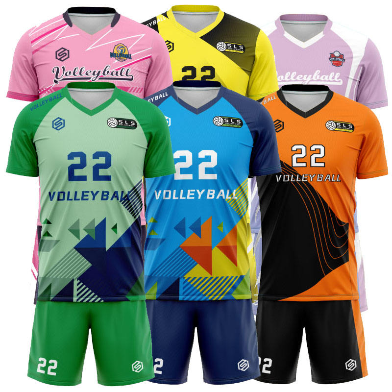 Power Punch Man Volleyball Jersey Custom Quick Dry Sublimation Printing Women Volleyball Kits Y - Angle 3