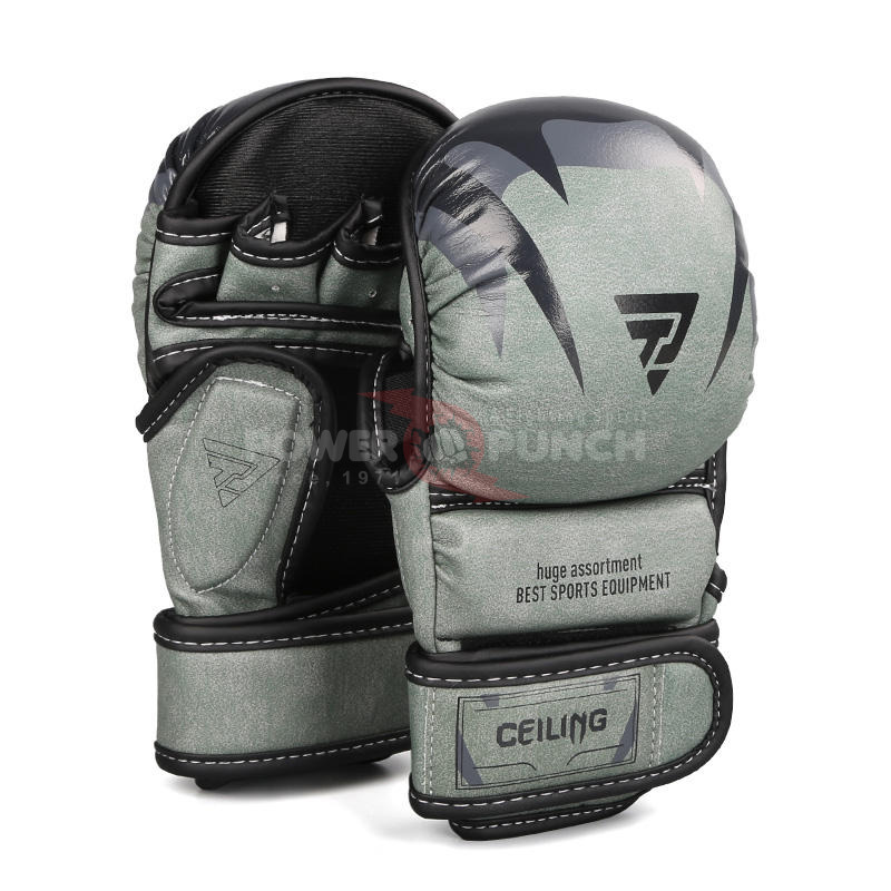 Power Punch Custom LOGO MMA Boxing Training Equipment Boxing Head Guard 12oz Gloves Angle 2