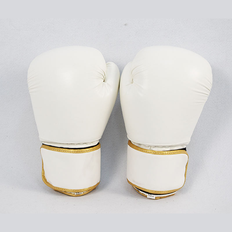 Power Punch Professional PU Leather Customized 6-16oz Muay Thai MMA Boxing Gloves for Angle 5