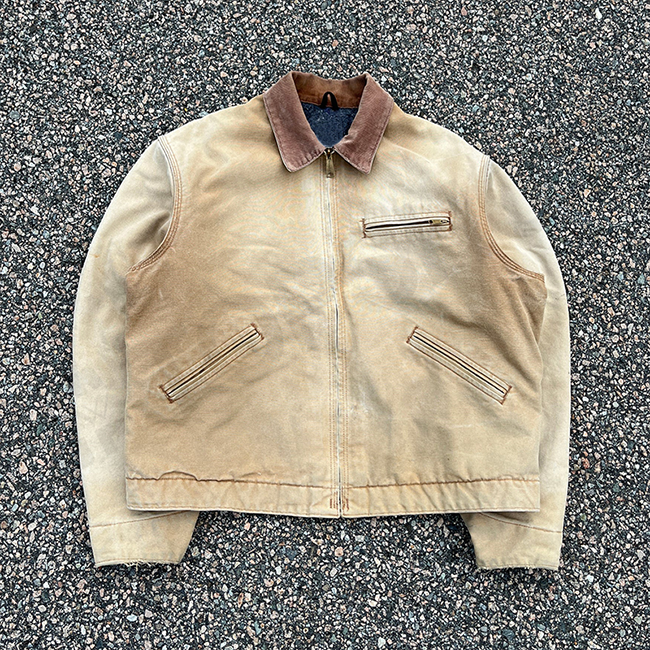 Power Punch Custom Heavyweight Duck Canvas Work Jacket Men's Distress Carpenter Angle 4