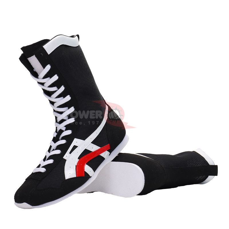 Power Punch Championship Lace-Up Combat Grip Ring Training Shoes Angle 4