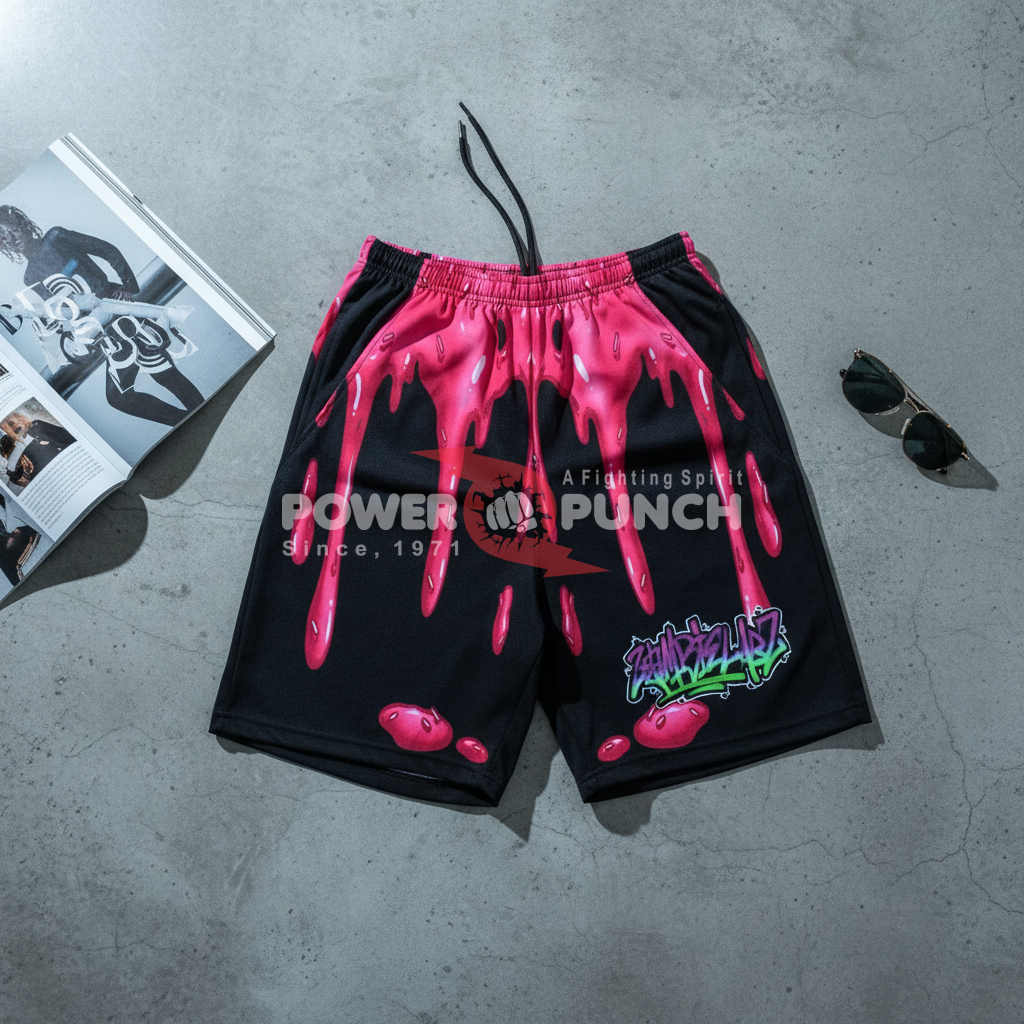 Power Punch Performance Lightweight Microfiber Sparring Boxing Shorts