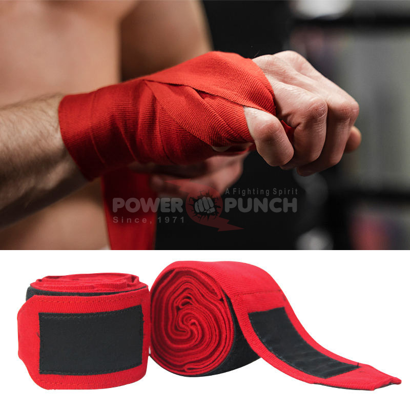 Power Punch Custom Printed Elastic Boxbandage 5m Kickboxing Bandagen Handwraps Boxing Angle 3