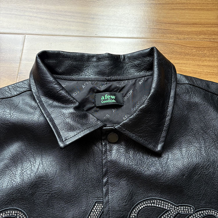 Power Punch NEOHOPE Custom Motorcycle Jacket High Quality Embroidery Letter Angle 4