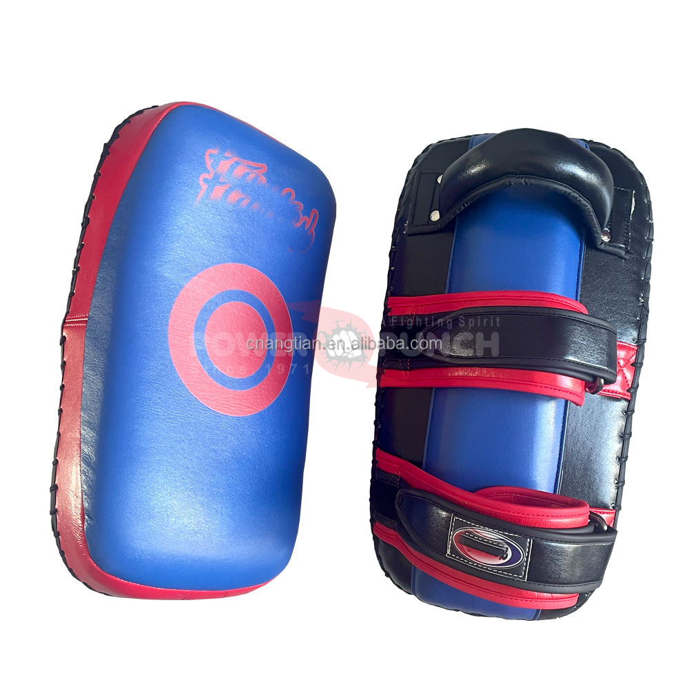 Power Punch Angtian Factory Custom Boxing Muay Thai Pads for Curved Kickboxing Strike Angle 5