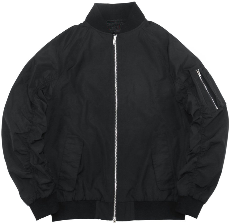 Power Punch Free Sample Custom Wholesale Raglan Sleeve Edition MA 1 Flight Men Bomber Angle 3