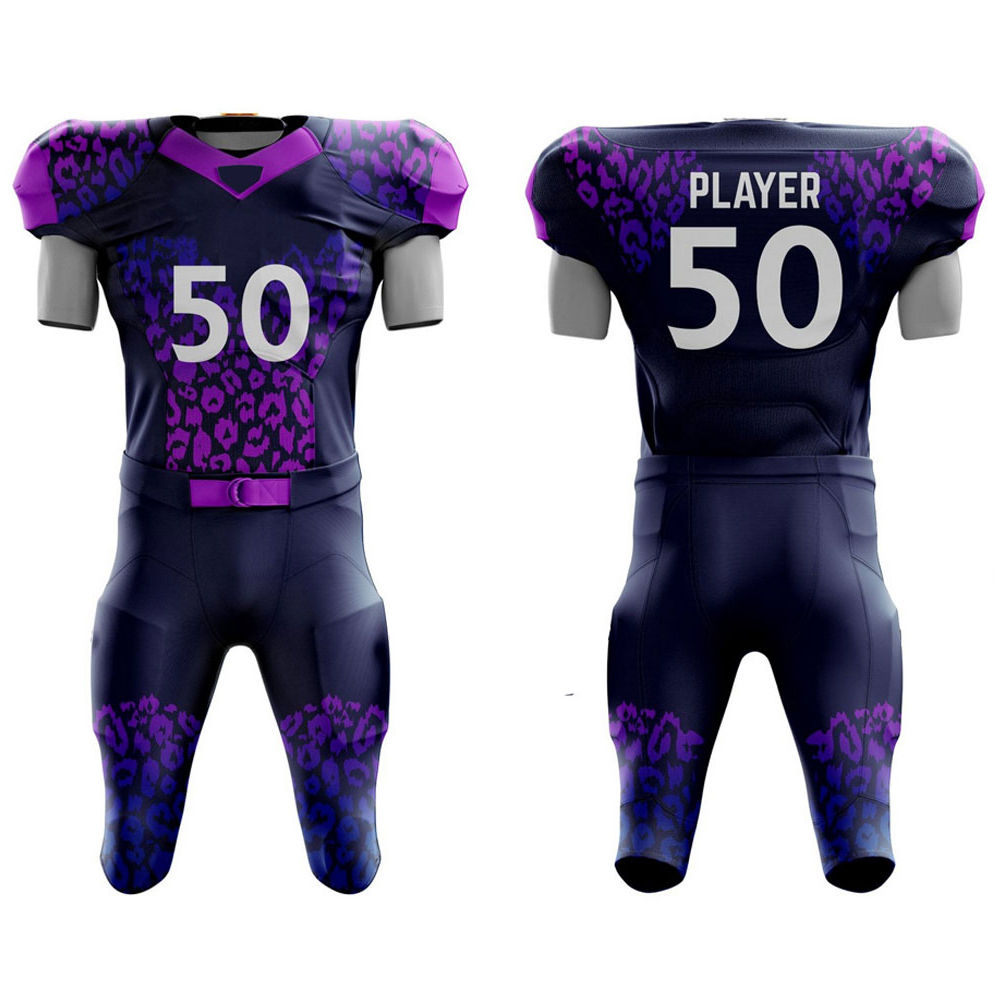 Power Punch Best Quality Breathable Material Unisex American Football Uniforms New Arrival Summ