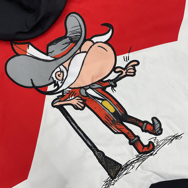 Power Punch Custom 1/4 Zipper Anorak Jacket Sublimation Design Hooded Pullover Sports Angle 5