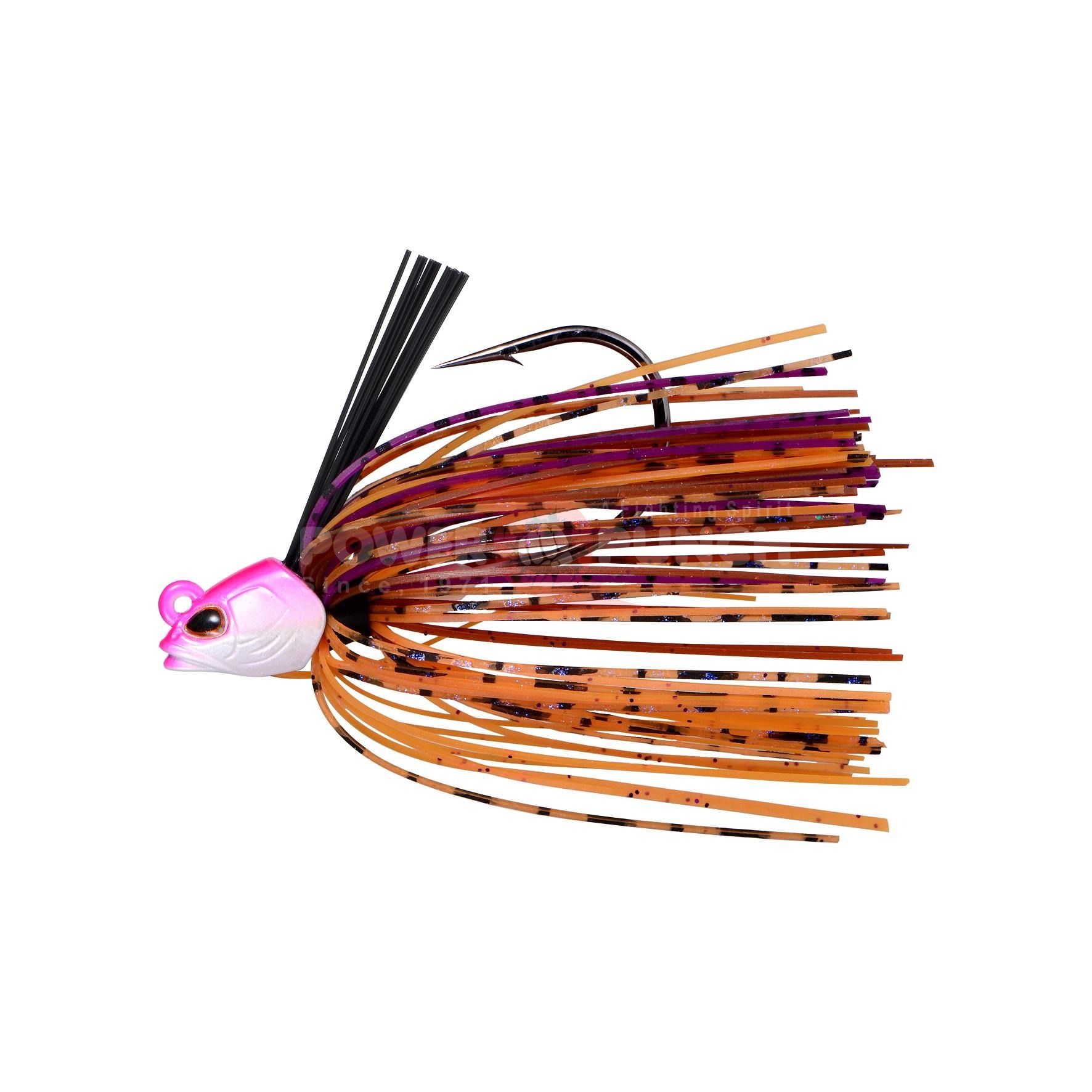 Power Punch Fishing Lead Football Jig and Flipping Sinker Soft Bait Lures for Bass Angle 4