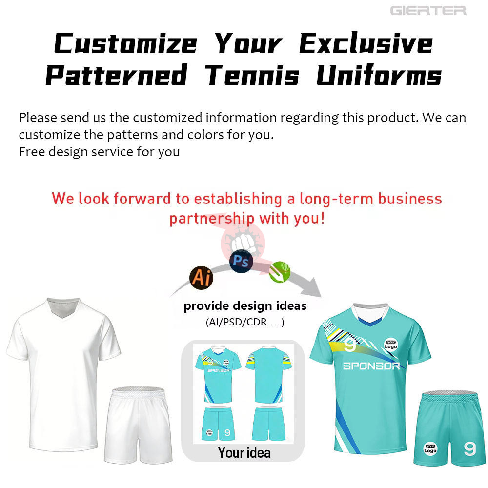 Power Punch Custom Quick-Drying Short-Sleeved Table Tennis Volleyball Badminton Wear Suits Tenn - Angle 2