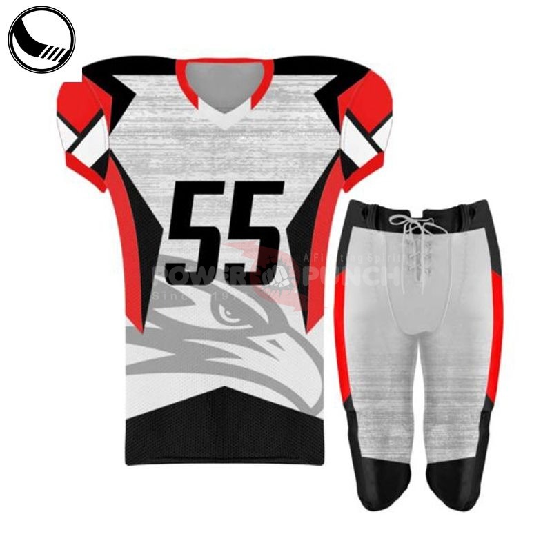 Power Punch BETHERIVAL Team Custom Sublimation Cheap Football Uniforms | Custom OEM Football /