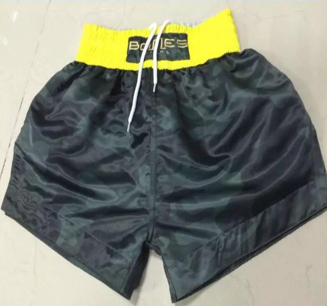 Power Punch Pro Satin & Velvet Custom Walk-In Ring Fight Shorts Angle 5