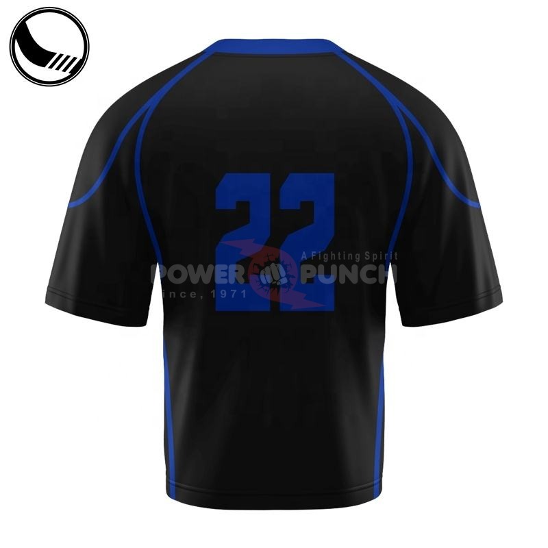 Power Punch BETHERIVAL China Supplier Sublimated Custom Box lacrosse Jersey - Angle 2