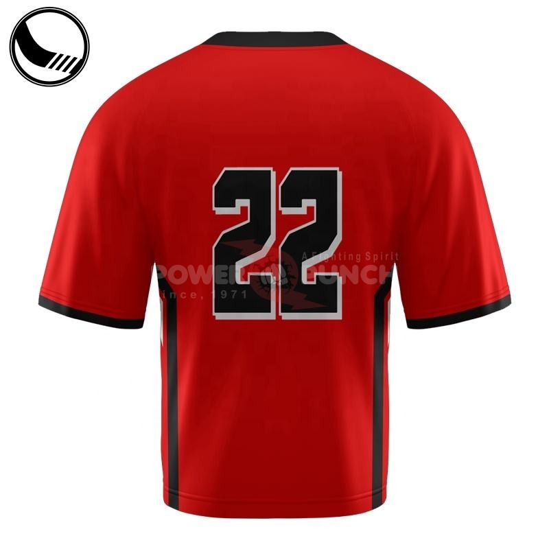 Power Punch BETHERIVAL China Supplier Sublimated Custom Box lacrosse Jersey - Angle 5