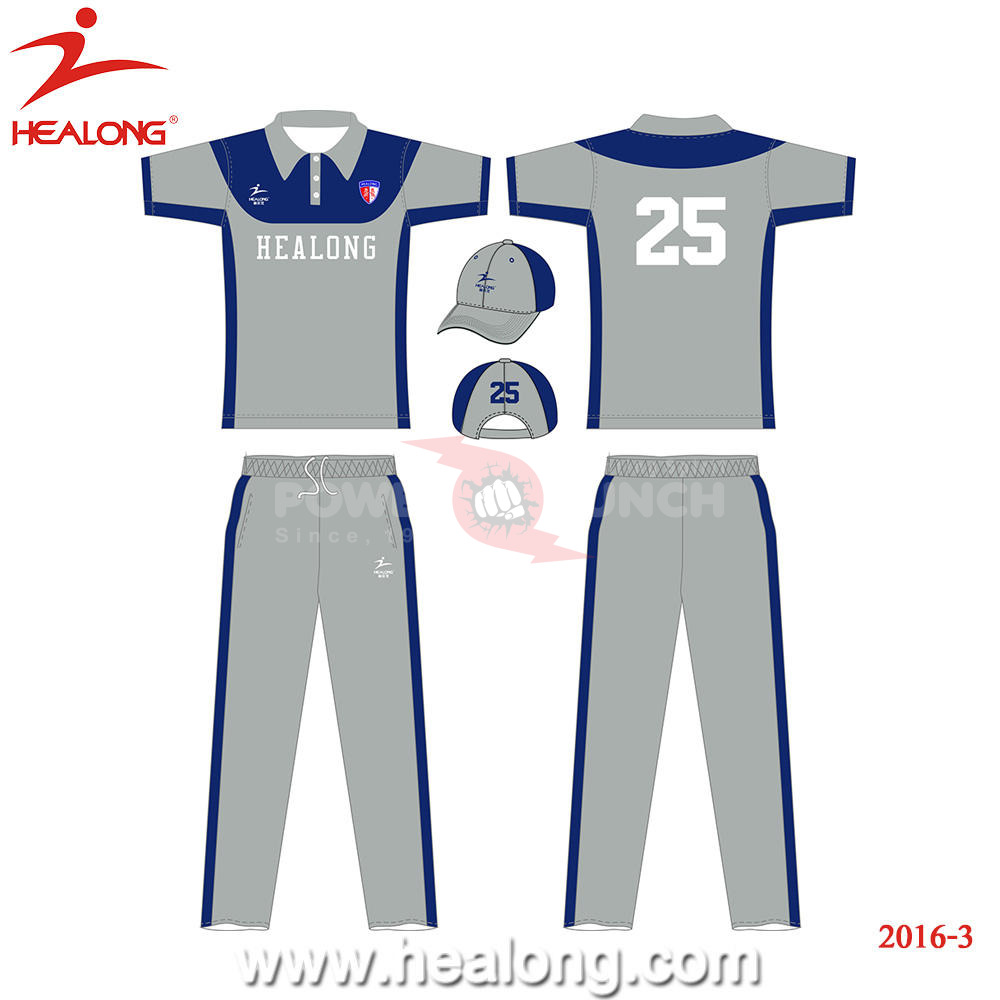 Power Punch Latest Design Cricket Tracksuit Sublimation Cricket Jersey Pattern Man Team Cricket - Angle 4