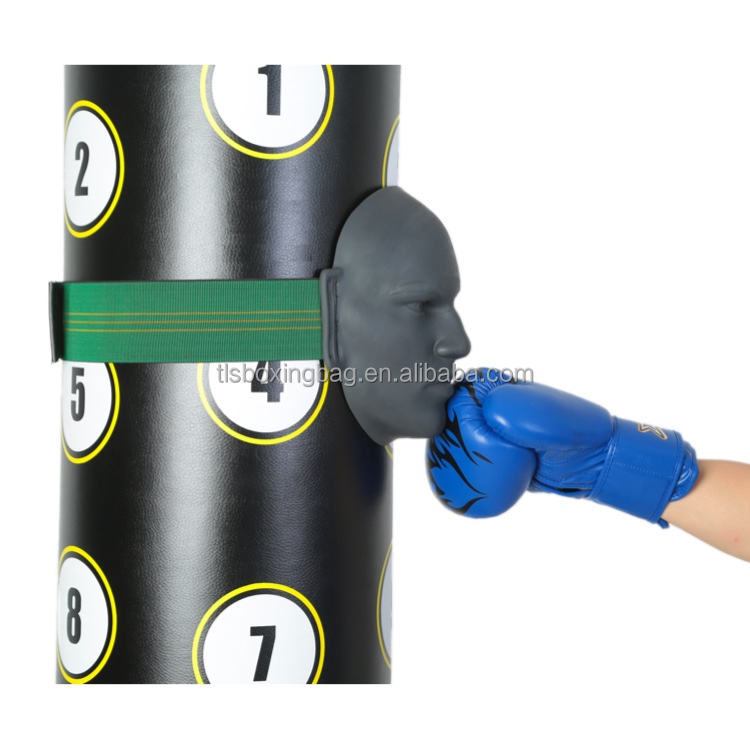 Power Punch Boxing Punch Mitts and Like Human Face on Boxing Target Bag